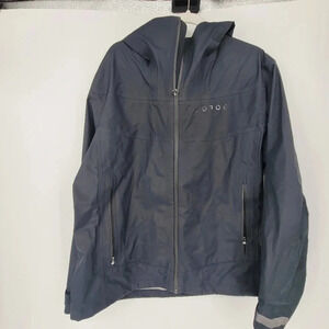 OROS apparel Gemini jacket black and grey windbreaker size Large